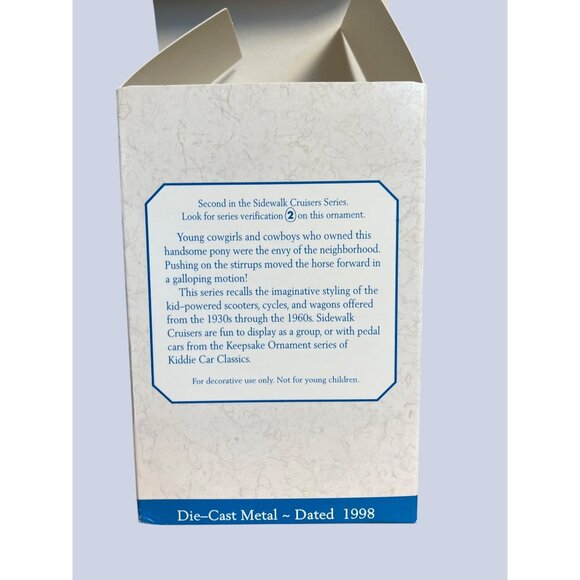 Hallmark Keepsake 1939 Mobo Horse Ornament 1998 Collectors Edition - Picture 12 of 14